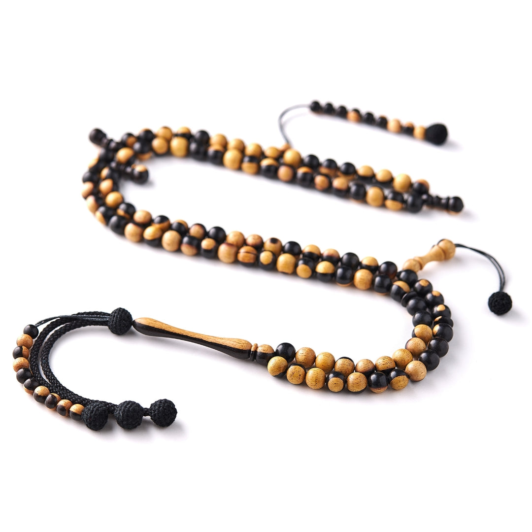 Authentic Ebony Tasbih Misbaha (Islamic Dhikr) Basmala Beads
