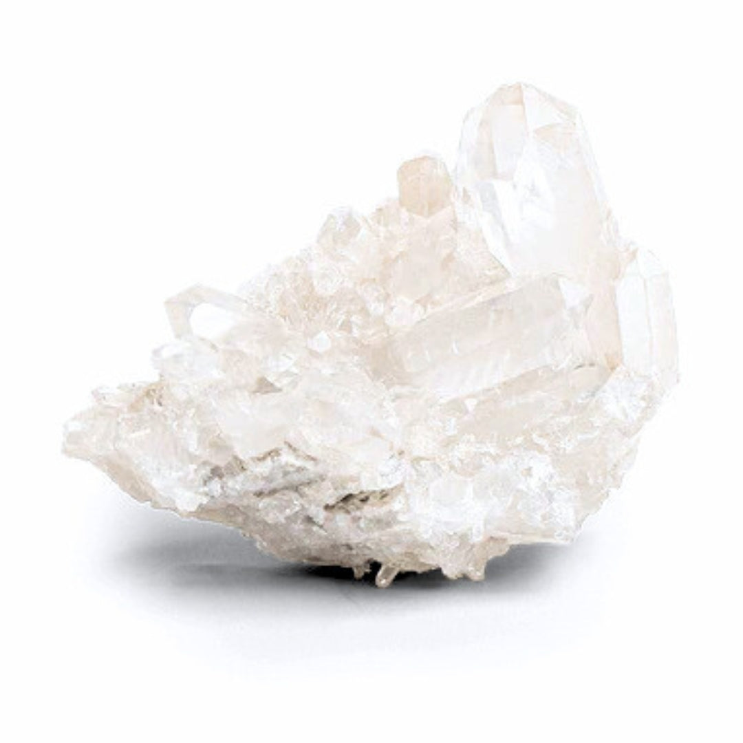 The Pure Misbaha - Pure Quartz and Ebony- 99 Beads, 6mm