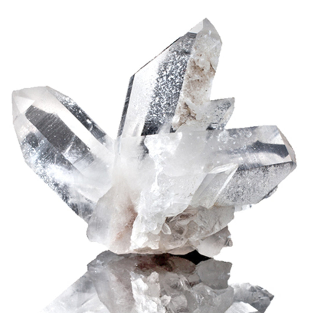 The Pure Misbaha - Pure Quartz and Ebony- 99 Beads, 6mm