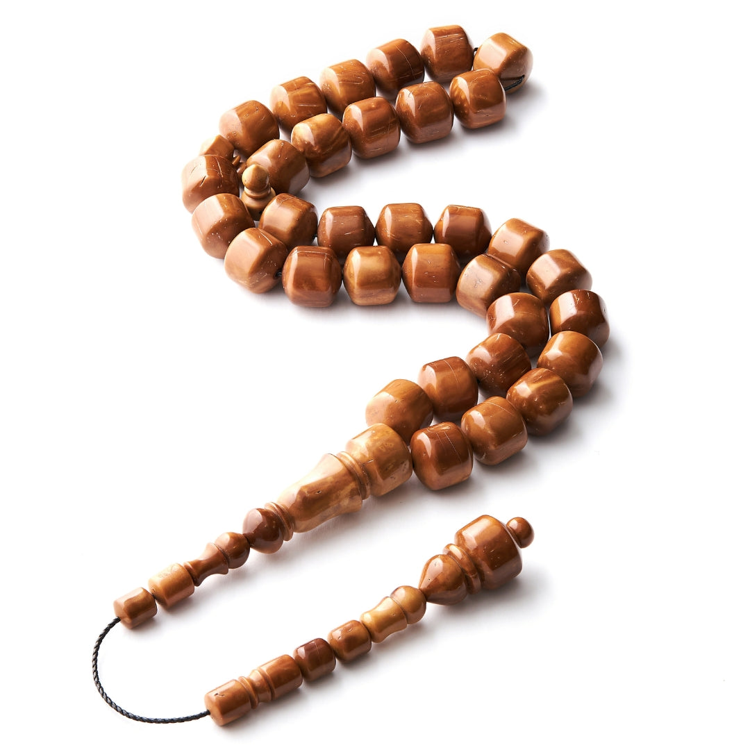 The Connoisseur Misbaha: Kuk Nut (Pomme Edition), 33 Beads, 13mm