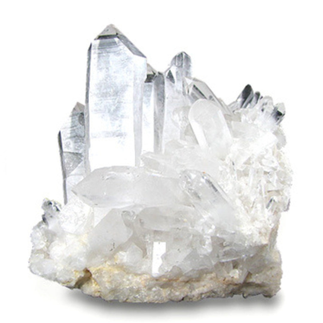 The Pure Misbaha - Pure Quartz and Ebony- 99 Beads, 6mm