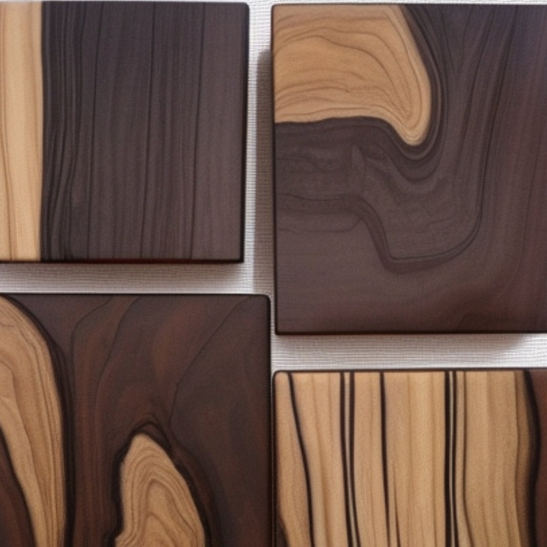 The Companion Misbaha Bracelet: Artistic Jasper and Ebony - 99 Beads, 8mm