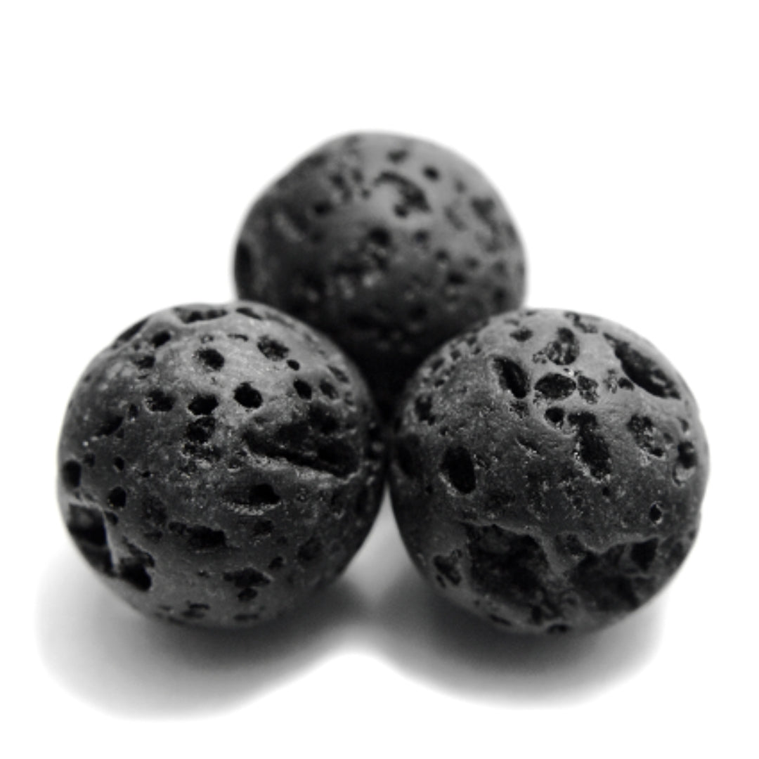 The Companion Misbaha Bracelet: Malachite & Kuk Nut and Lava - 99 Beads, 8mm