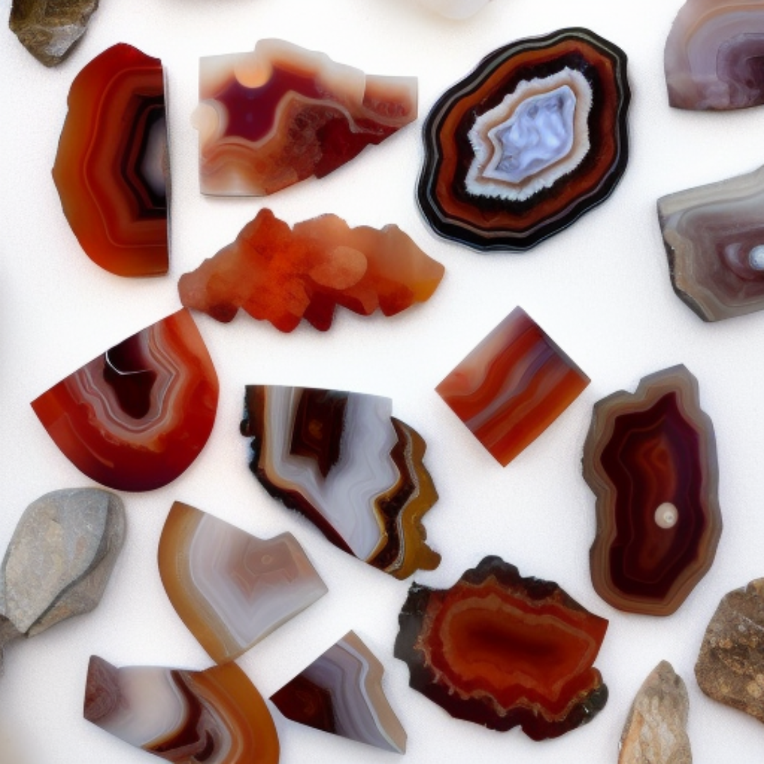 The 25 Million Misbaha: Aqeeq & Ebony - 500 Beads, 8mm