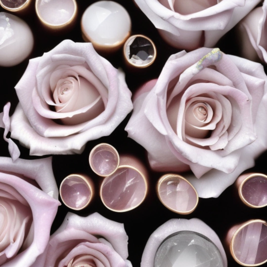 The Voyager Misbaha Bracelet: Rose Quartz and Dromedary - 33 Beads, 10mm