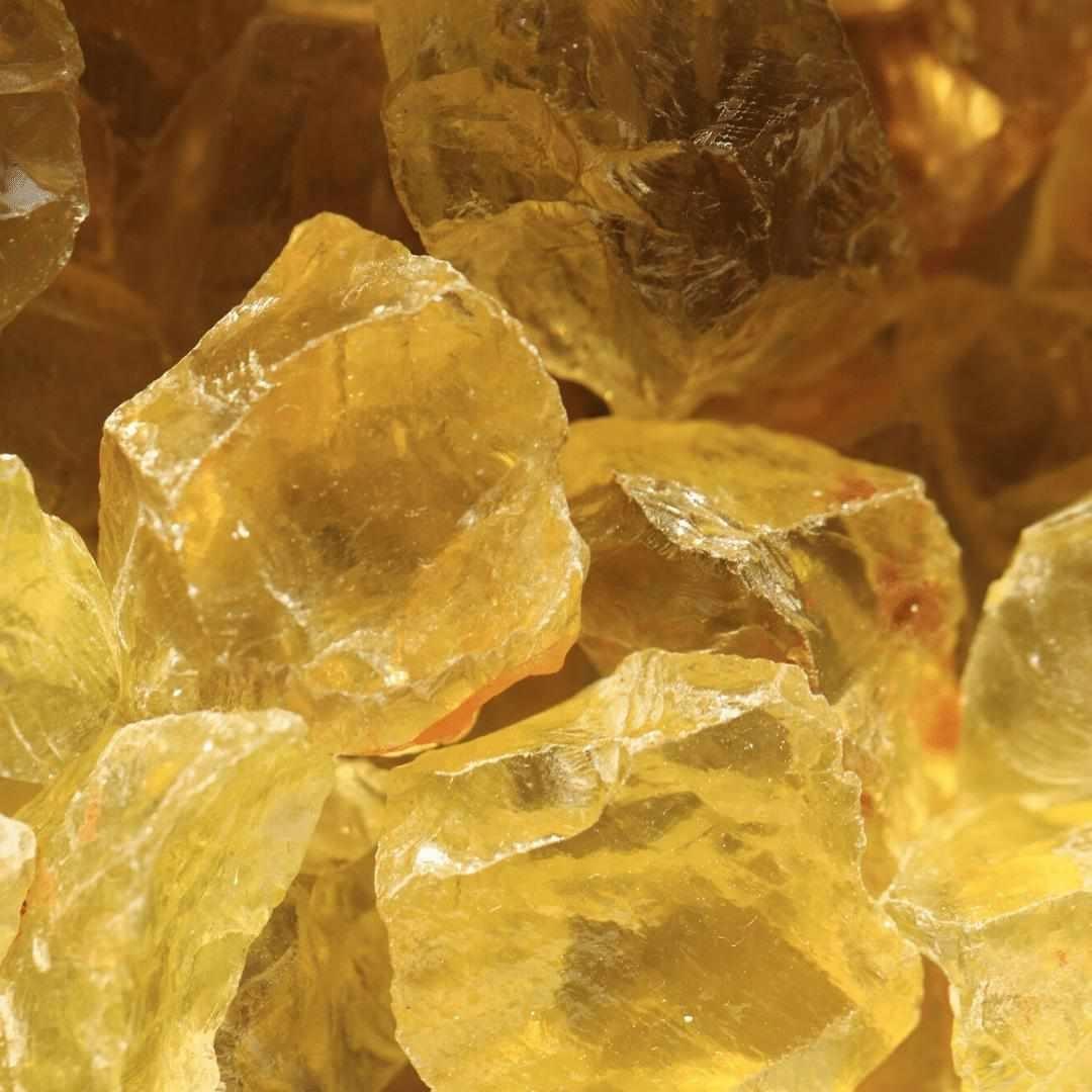 The One-Million Misbaha: Citrine and Ebony - 100 Beads, 8mm