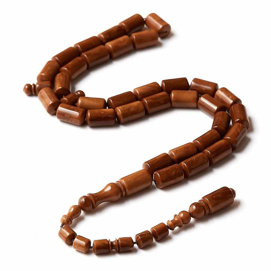 Connoisseur's Choice - Conifer Nut Style - Kuk Seed - 33 Beads-Islamic Prayer Beads- Tasbih-Misbah-سبحة-مسبحة-BasmalaBeads-Basmala
