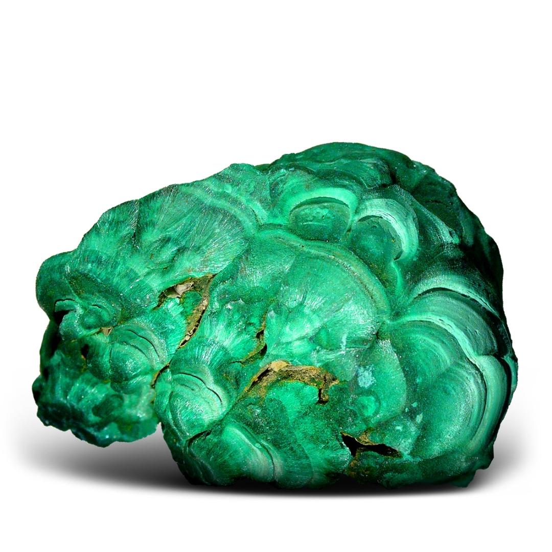 مسبحة حجر الملاكيت البديع وخشب الكوك وخشب الأبنوس - ٩٩ خرزة