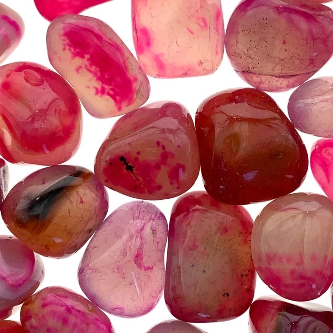 The Young Seeker's Misbaha: Pink Aqeeq - 33 Beads, 8mm