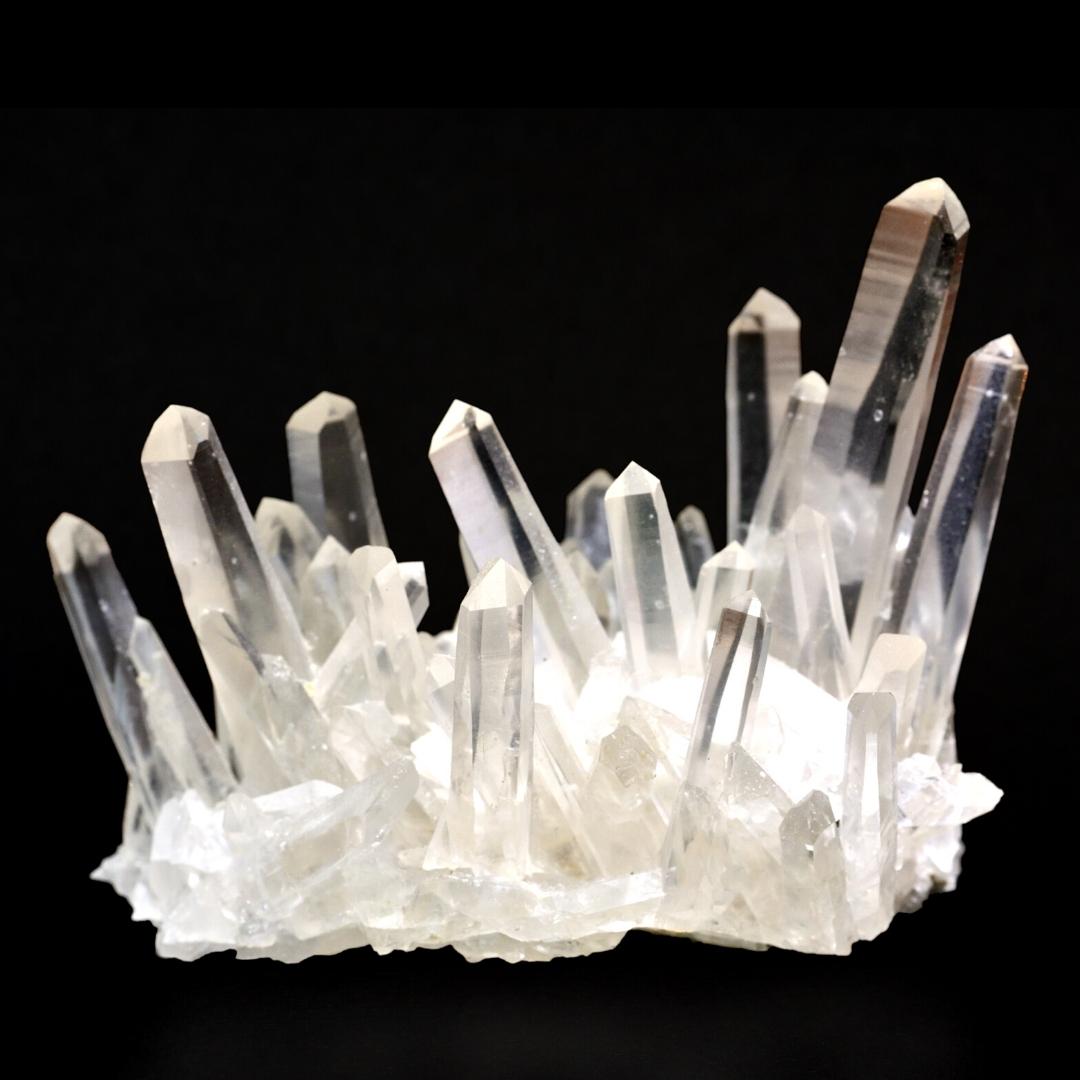 The Pure Misbaha - Pure Quartz and Ebony- 99 Beads, 6mm