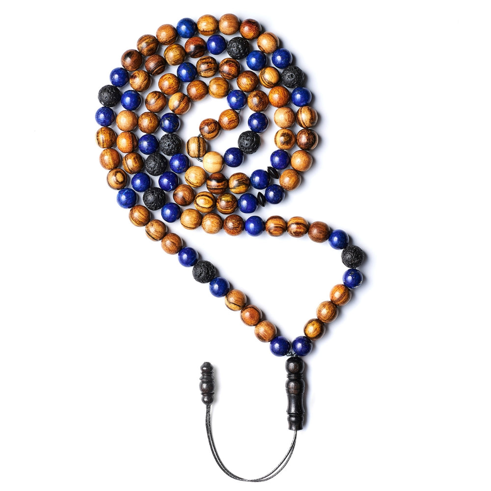 The Companion- Lapis Lazuli & Oud Edition (Fragrance Diffuser) - Misbaha Bracelet, 99 Beads