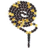Luminous - Citrine & Hematite Necklace, 99 Beads