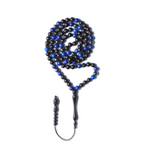 Hadid - Hematite and Lapis Lazuli Misbaha, 99 Beads
