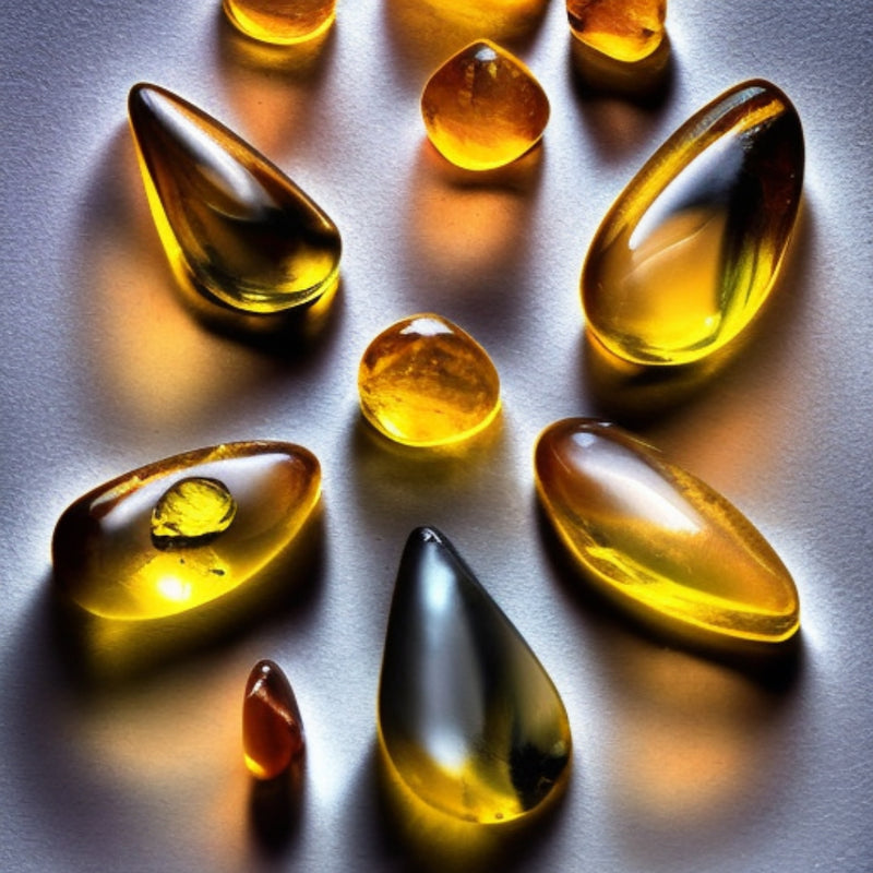 Voyager (LIMITED) - Citrine Gemstone (Unisex) Misbaha Bracelet, 33 Beads