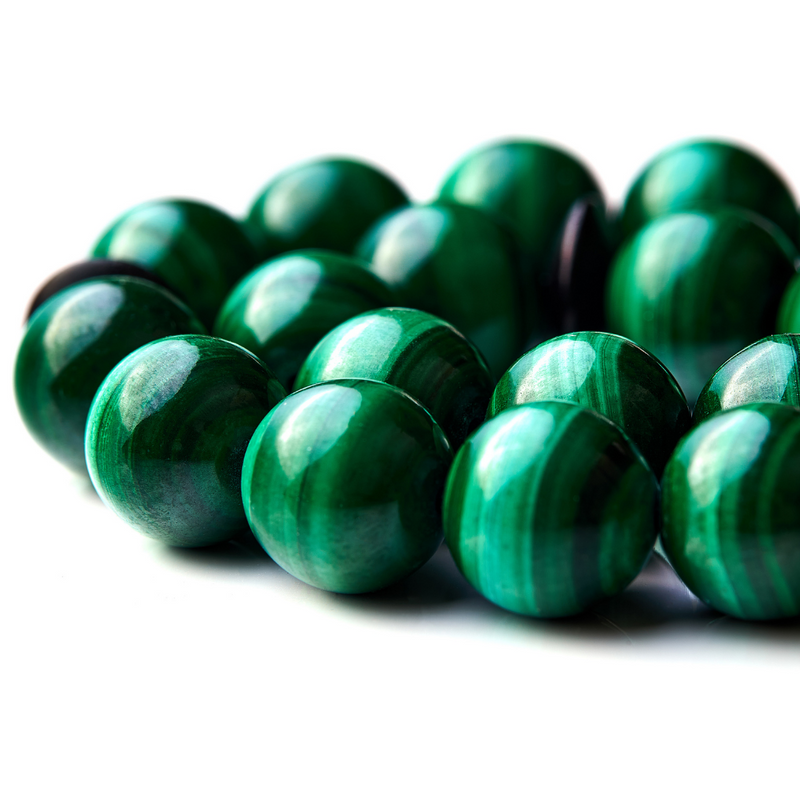 Magnificent - Malachite Misbaha, 33 Beads