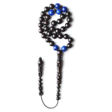 Celestial Minimal - Lapis Lazuli & Ebony Misbaha, 33 Beads