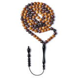 Noble Minimal - Garnet & Kuk Nut Misbaha, 99 Beads