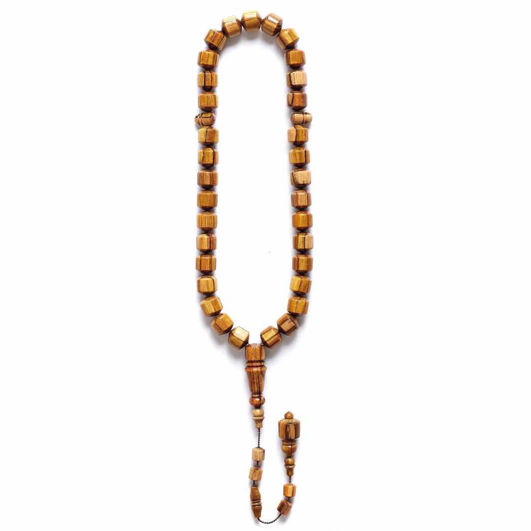 Connoisseur's Choice - Pomme Style - Oud Wood - 33 Beads-Islamic Prayer Beads- Tasbih-Misbah-سبحة-مسبحة-BasmalaBeads-Basmala