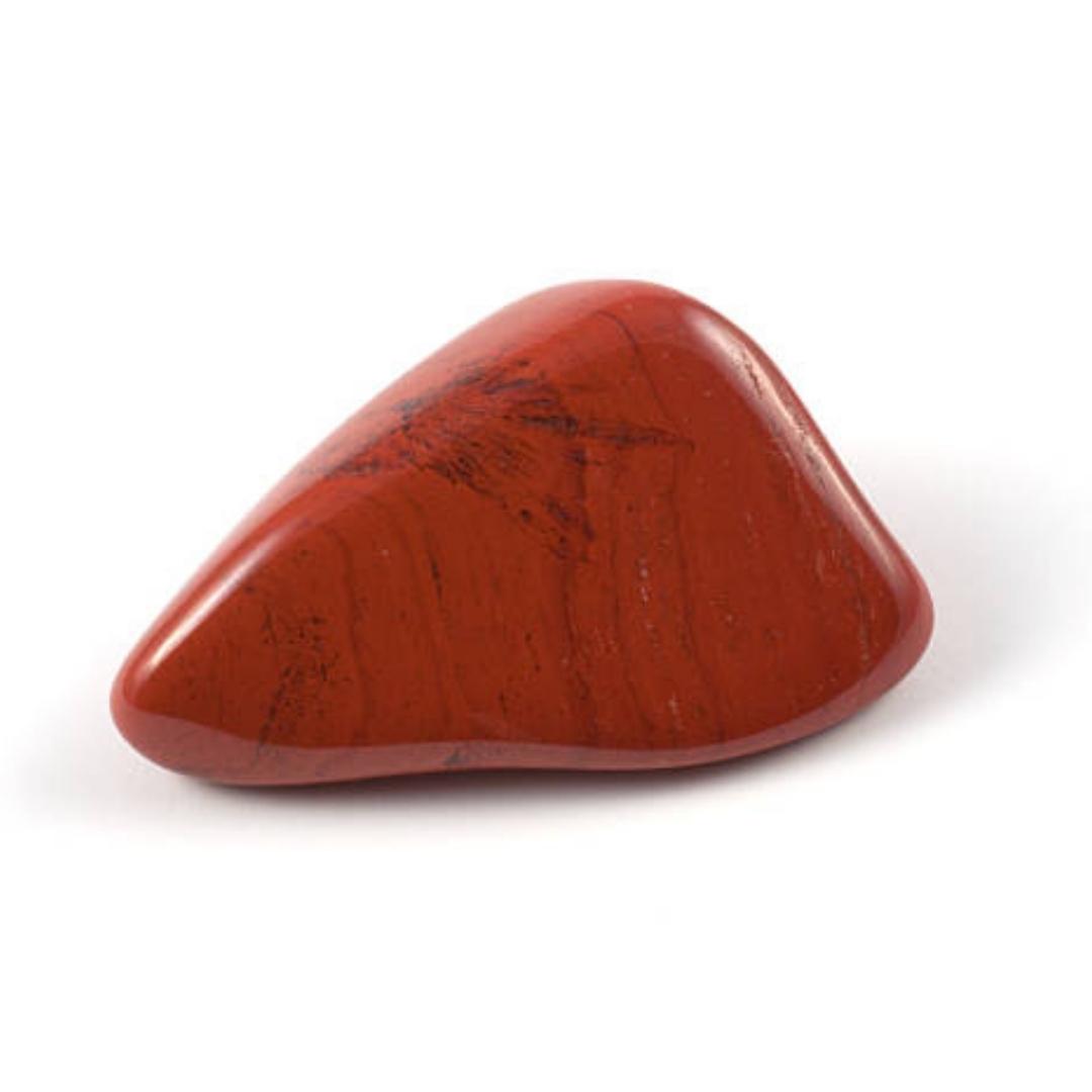 The Dignified Disks Misbaha: Red Jasper & Dromedary - 99 Beads, 12mm