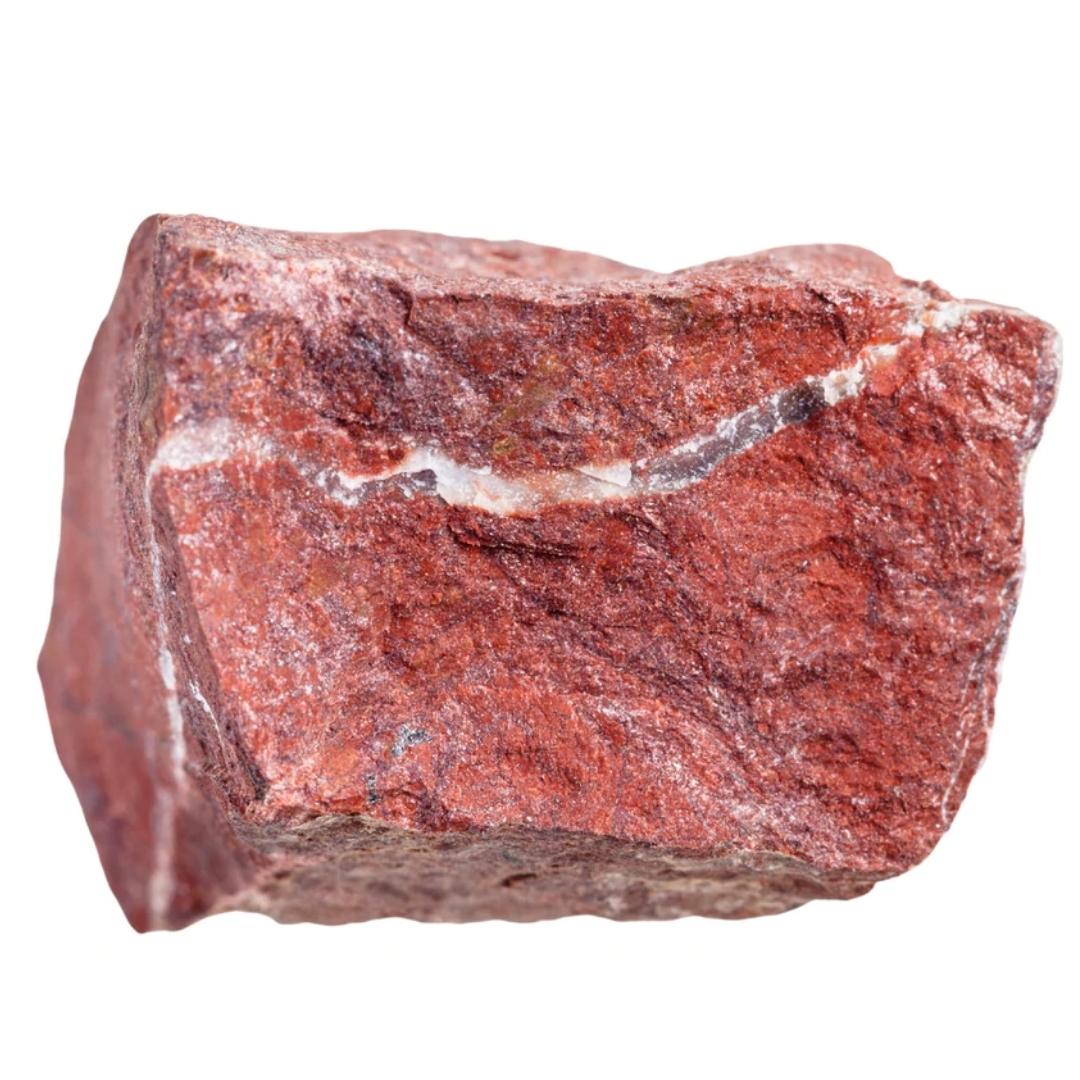 مسبحة حجر اليشب الأحمر الباهر وخشب الزيتون - مجموعة "العراقة" - ٩٩ خرزة