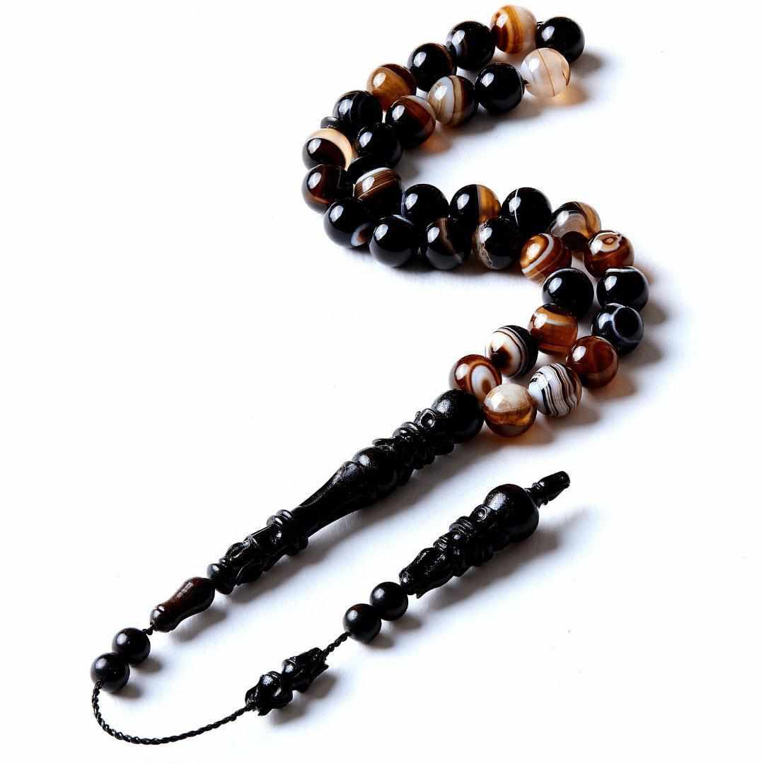 Sublime Sulieman's Stones - 33 Blessings Collection - Limited Edition - 33 beads-Islamic Prayer Beads- Tasbih-Misbah-سبحة-مسبحة-BasmalaBeads-Basmala