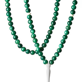 GREEN MICA MISBAHA, 99 BEADS (LIMITED EDITION)