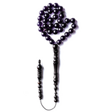 Regality (Rich Dark Purple) - Amethyst Misbaha, 33 Beads